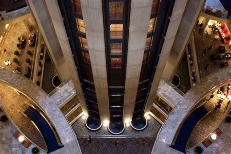 Rear Atrium And Elevators At The Marriott Marquis Atlanta