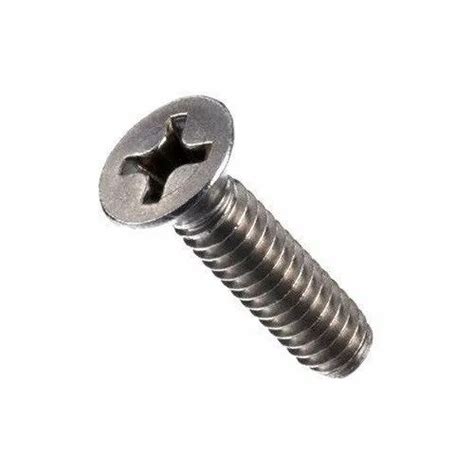 Round Mild Steel CSK Phillips Machine Screw For Furniture At Rs 140 Kg