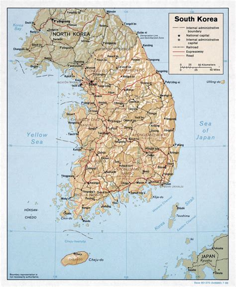 Maps Of South Korea Detailed Map Of South Korea In English Tourist