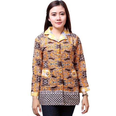 57 Ide Terpopuler Model Baju Batik Wanita Terbaru