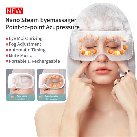 Smart Nano Steam Eye Massager Eye Care Trument Atomizing Eye Massager Point Acupressure Massager