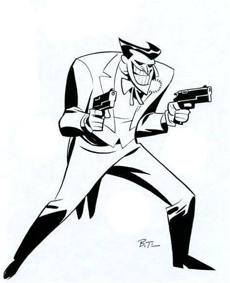 Animation Tidbits Bruce Timm Joker Art Comic Art