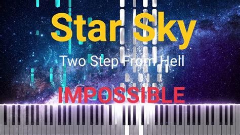 Star Sky Two Step From Hell Piano Tutorial Youtube