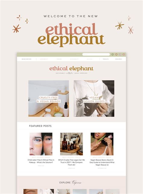 Welcome To The New Ethical Elephant Site Cruelty Free Brand Directory