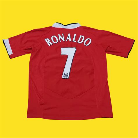 2004 06 Manchester United Home Shirt Ronaldo Jakarta Football Shop