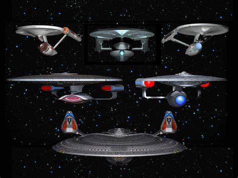 The Starships Enterprise By Davemetlesits On Deviantart