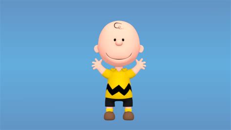 3d Model Peanuts Charlie Brown