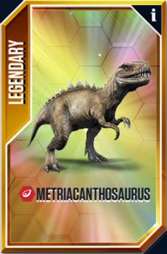 Metriacanthosaurus Jurassic World The Game Wiki Fandom