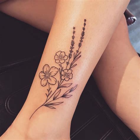 26 Wildflower Tattoo Ideas For The Free Spirits Of The World