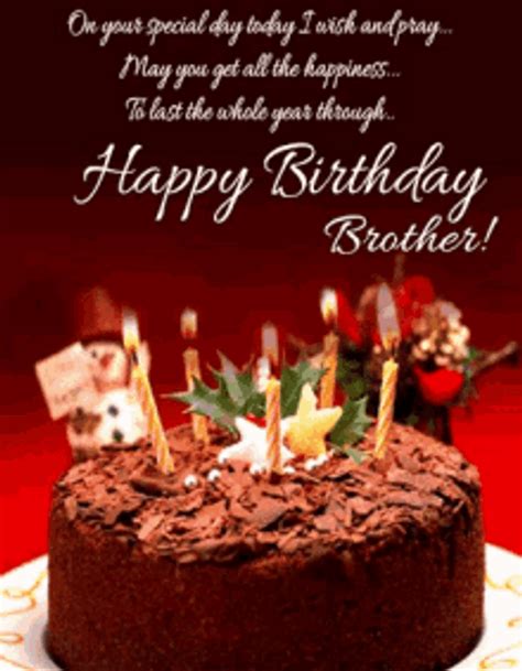 Birthday Cake With Candles Gif Happy Birthday Brother Superbwishes My