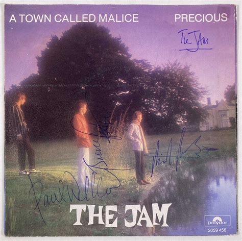 Lot 425 The Jam Fully Signed Town Called Malice 7