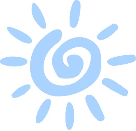 Blue Sun Clip Art At Vector Clip Art Online Royalty Free