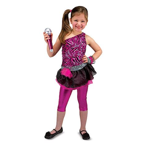 Rockpop Star Costume Play Set By Melissa And Doug Girl Child Kid Fancy Dress