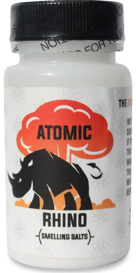 Atomic Rhino Smelling Salts For Athletes 100s Of Uses Per Bottle Expl
