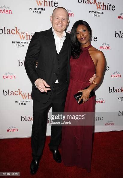 Actorcomedian Bill Burr And Wife Nia Renee Hill Attend The Premiere