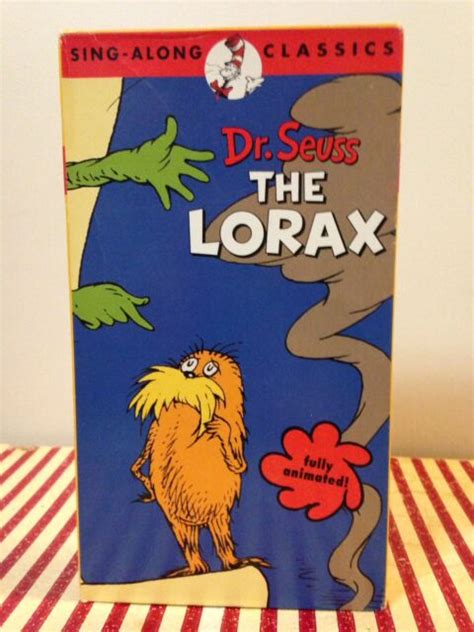 Dr Seuss Sing Along Classics The Cat In The Hat The Lorax Vhs Tapes