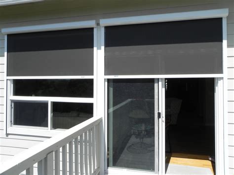Perfect for outdoor blinds, exterior solar screens and sun shading applications, suntex 80/90 fabrics can be used for your window screens, door screens. Retractable Solar Screens | ERS Shading | San Jose, CA