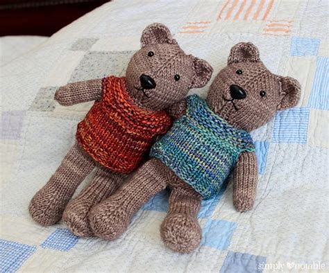 Teddy Bear Knitting Patterns In The Loop Knitting