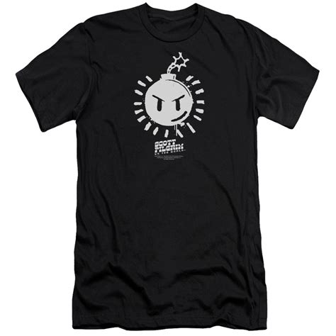 Scott Pilgrim Mens Sex Bob Omb Logo Premium Slim Fit T Shirt