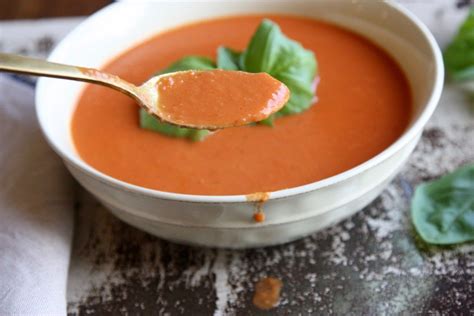It's thick and creamy in texture even without a cream base. The Best Tomato Soup Ever | Recipe | Best tomato soup ...