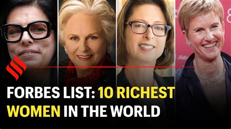 Forbes List 10 Richest Women In The World Youtube