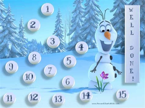 10 Best Free Printable Frozen Behavior Charts Boys Pr