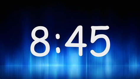 845 Minutes Timer Countdown From 8min 45sec Youtube