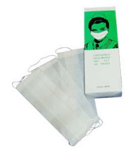 These products are used in a wide variety of industries including medical, manufacturing and construction. » Face Mask, 2 ply