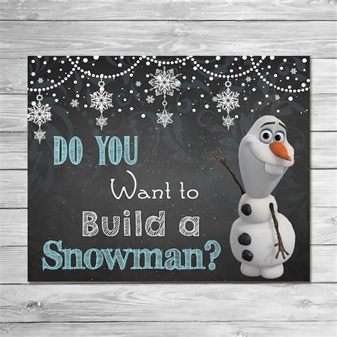 Do You Want To Build A Snowman Free Printable Free Printable Templates