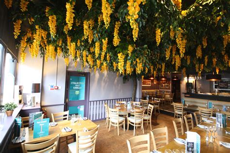 Artificial Yellow Wisteria Tree Was Design And Built For San Marino