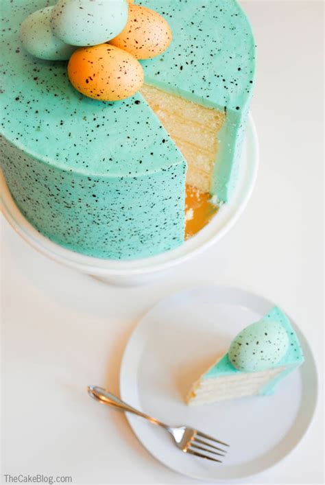 Speckled Egg Cake The Cake Blog