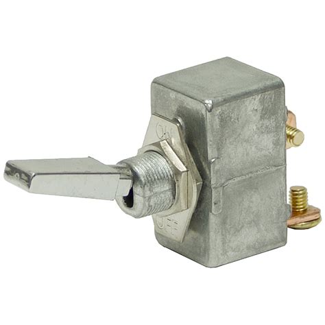SPST 35 Amp Toggle Switch Chrome Handle 43034 | Toggle Switches ...
