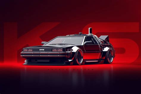 back to the future dmc delorean artwork hd artist 4k wallpapers images and photos finder