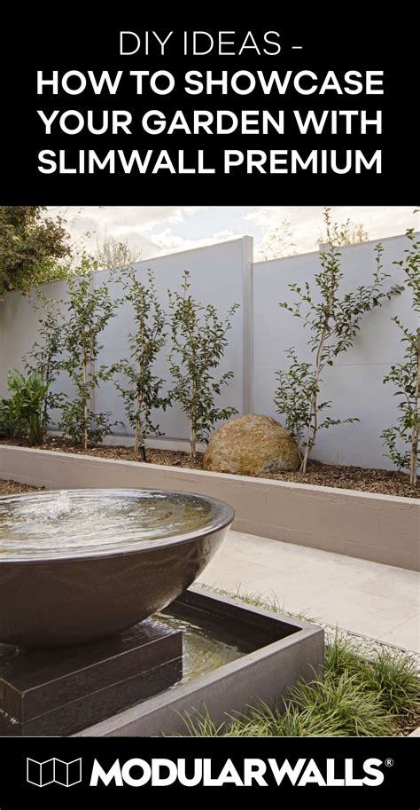 Beautifully showcase your garden with our SlimWall Premium Fencing, and