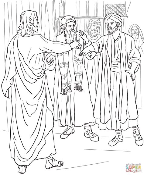 Free Jesus Heals A Man By The Pool Coloring Page Download Free Jesus