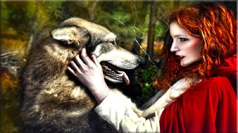 Little Red Riding Hood With Wolf