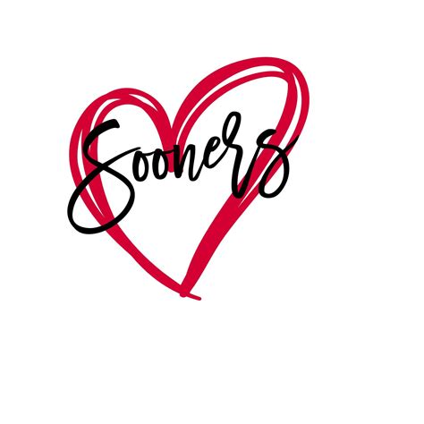 Excited To Share This Item From My Etsy Shop Sooners Heart Svg Etsy