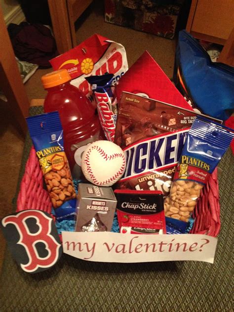 Most of them are extremely cheap, or free! Valentine's gift basket for a boyfriend who loves the ...