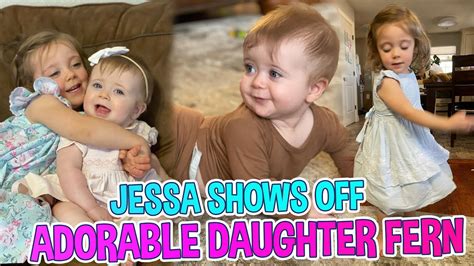 Duggar Adorable Jessa Duggar Shows Off Her Cute Daughter Fern Elliana Youtube