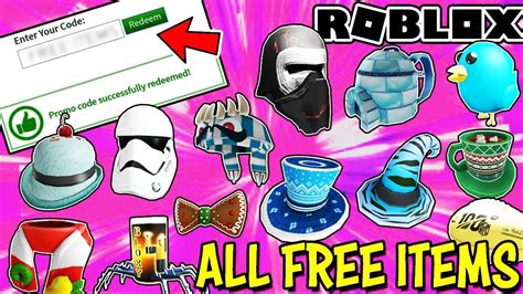 Also, get 50 free roblox gift card codes with no human verification. ALL FREE ITEMS ON ROBLOX (WORKING JANUARY 2020) - Promo ...