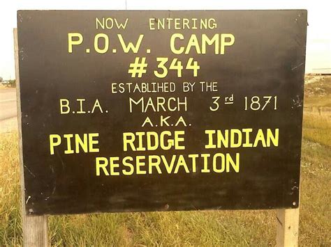 P O W Camp Pine Ridge Tag Prisoner Of War Camp 344 Pine