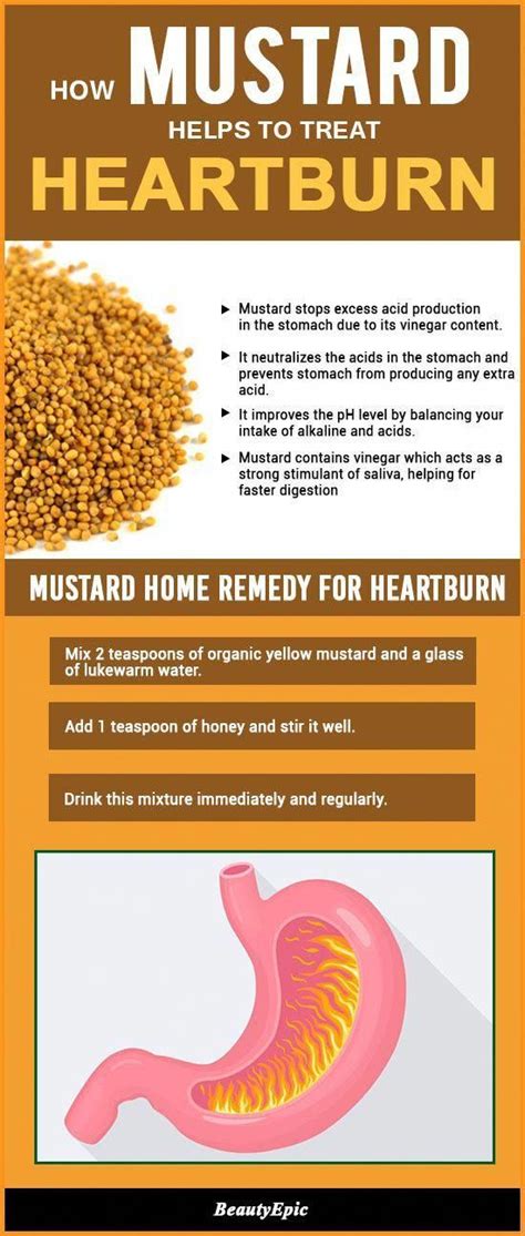 How Mustard Helps To Treat Heartburn
