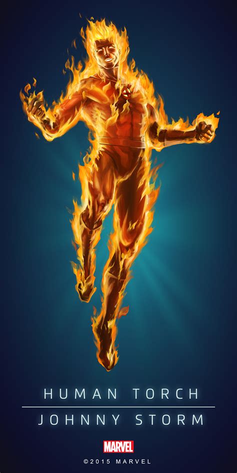 Humantorchclassicposter01png 2000×3997 Games Marvel