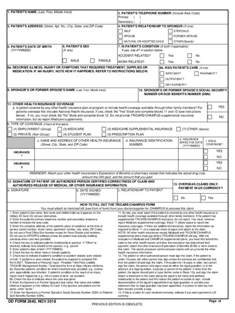 DD 2642 2018 2021 Fill And Sign Printable Template Online US Legal