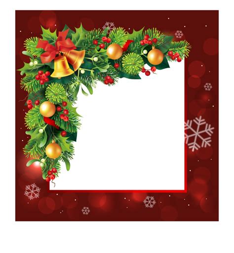 Christmas Card Borders Png Clip Art Library
