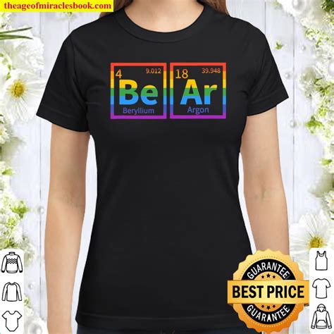 Mens Bear Periodic Table Gay Bear Lgbt Pride Rainbow For Gay Bear New
