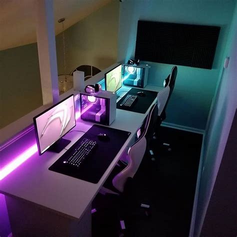6 gaming desk guide part iv: Most Popular Diy Computer Desk Plans ☼ Via Followeric #Gaming Room Setup #Quarto Gamer # ...