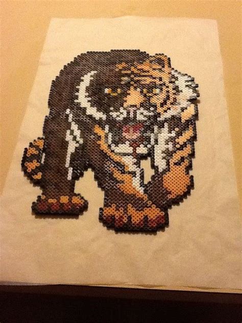 Tiger Beads Perler® Gallery Cross Stitch Patterns Pinterest