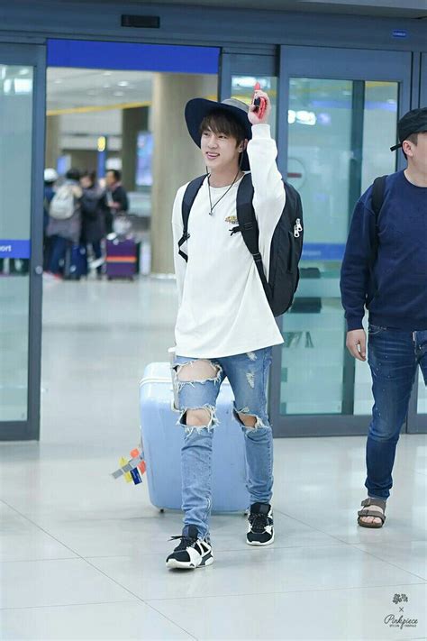 Bts Airport Fashion Jin Depolyrics