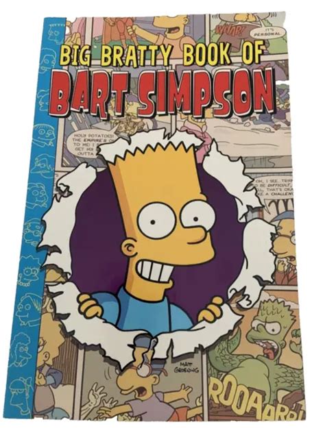 Big Bratty Book Of Bart Simpson Simpsons Comic Compilations By Matt Groening 199 Picclick